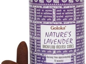 Goloka Incenso Cones Refluxo Lavanda