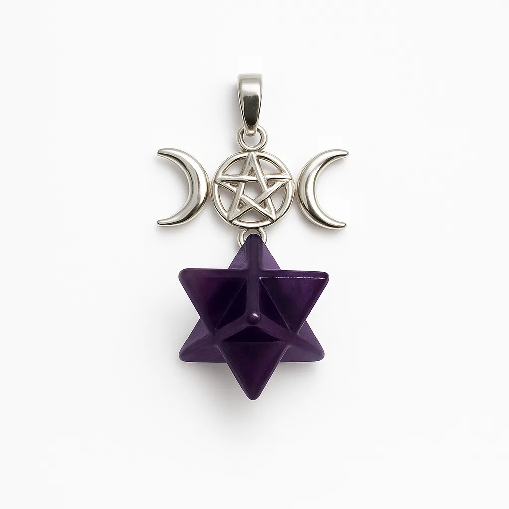 Pendente Merkaba Ametista