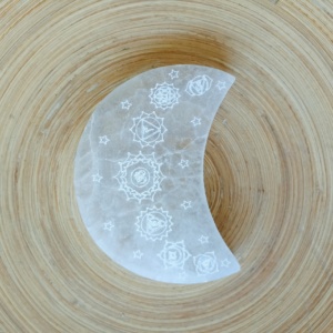 lua de selenita chackras